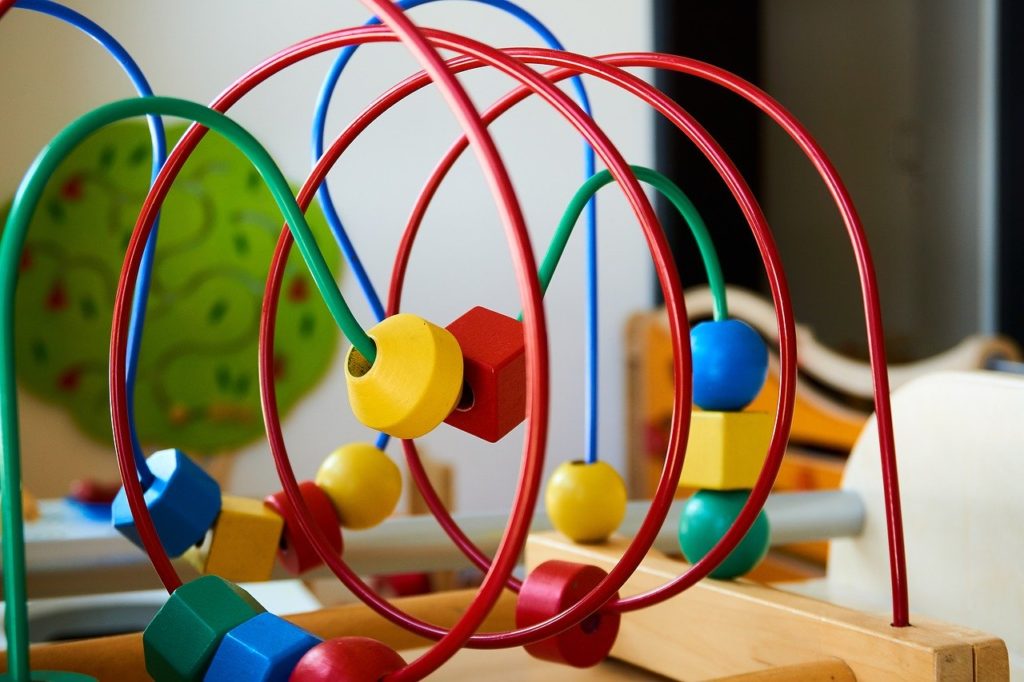 motor loop, motor skills toy, metal